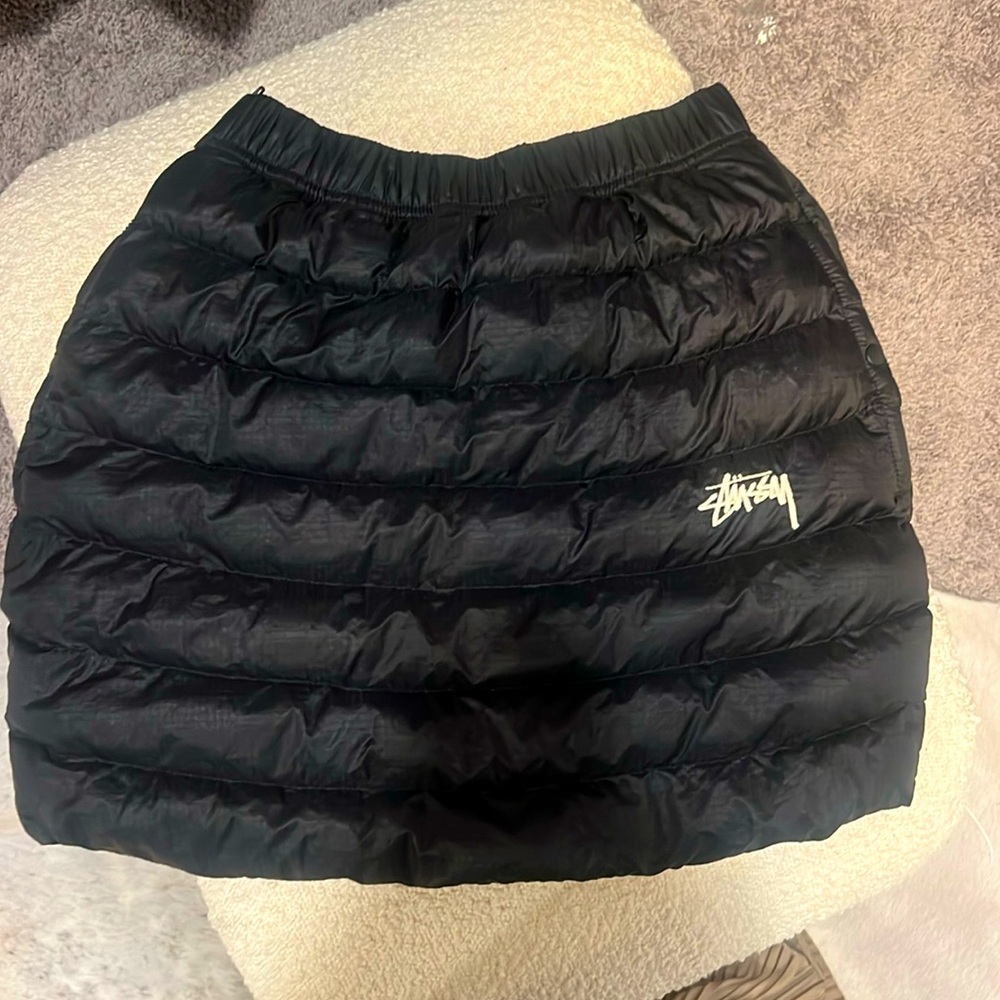 Stussy x Nike Black Puffer Mini Skirt